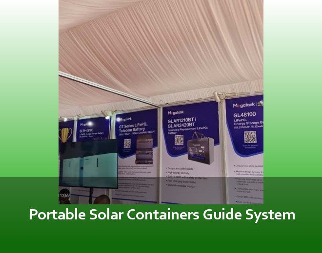 Portable Solar Containers Guide System